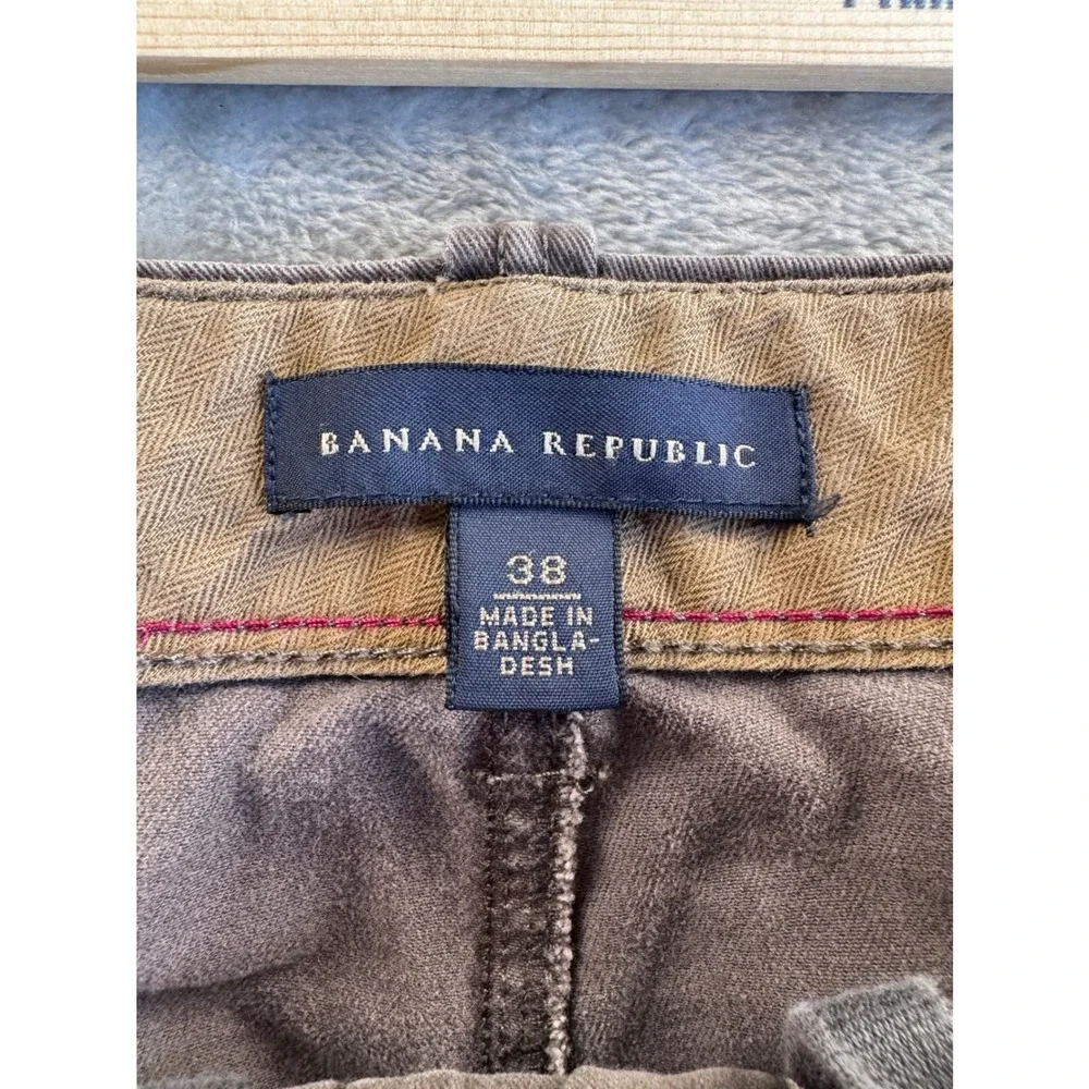 Banana Republic‎ Cargo Shorts Mens 38 Brown Utility Preppy Casual Dadcore
